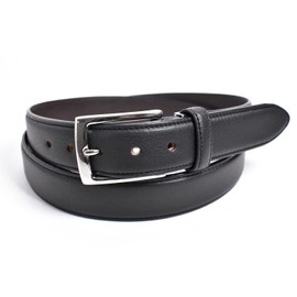 Prairie Ginza NB12612 Men's Deerskin Business Belt, Black