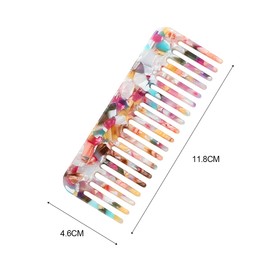 Jagowa Hair Comb Wide Tooth Comb Detangling Hair No-Handle Hairdressing Styling for Women Curly Hair or Long Hair