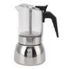 Glass Moka Pot Stainless Steel Heat Resistant Portable Classic Italian