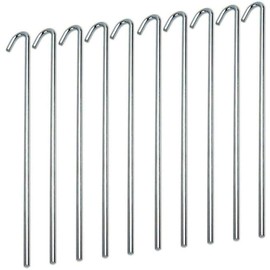 Nartel® 150mm x 3mm Steel Tent Peg Pack Of 20pcs or 40pcs (Pack of 20)