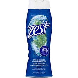 Zest Body Wash Ocean Breeze - 18 oz, Pack of 3 - Packaging May Vary