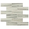 MSI Malta Cliffs Glossy Glass Mosaic Tile for Bathroom, Kitchen