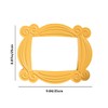 Ieron Iconic Peephole Frame, Yellow Door Frame, Decorative Wall Art