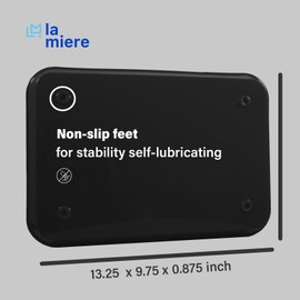 8Pcs Autoclavable Dental Procedure Tray Lockable Set up Flat Trays Size B (Ritter),Plastic Instrument B-Lok Flat Trays, 13.25 x 9.75X 0.875 Inches (8, Black)