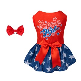 CuteBone Dog Mesh Dress Puppy Sundress Pet Outfit Summer Fashion for Small Dogs Girl Cat Clothes BF26S-D