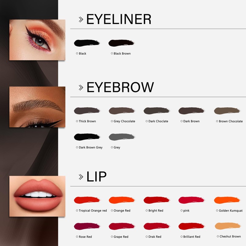 Pigmento para Cejas - Pink Permanent Tattoo Ink for Eyebrows