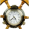 Nagina International Premium Nautical Home Decor Polystone Pirate's Porthole Clock