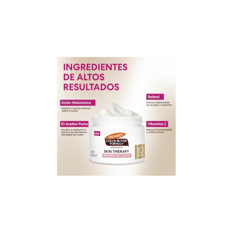 Palmer's Cocoa Butter Formula Skin Therapy Oil Crema Facial Retinol-10,