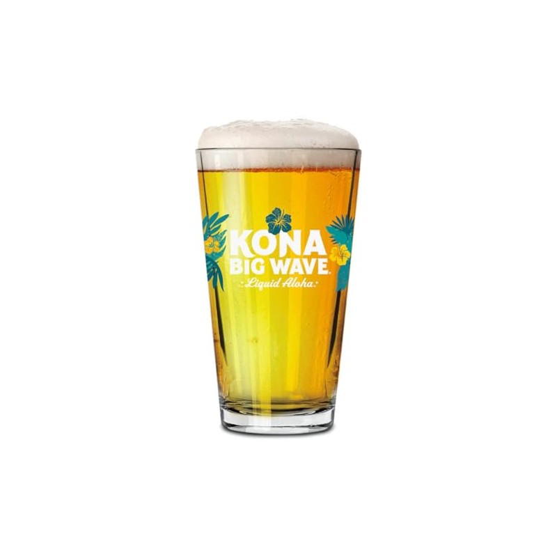 Beer Snob Barware Big Wave Golden Ale Signature Pint Glasses