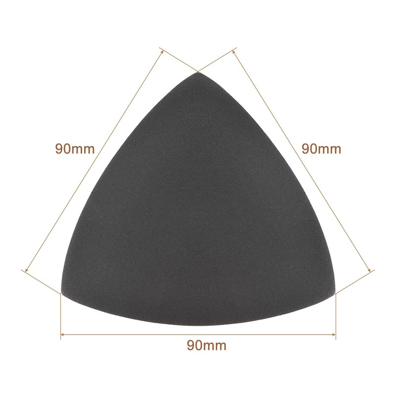 sourcing map Triangle Detail Sander Sandpaper Set 800/1500/3000 Grit 3-1/2