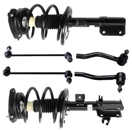SCITOO Front Strut Spring Assembly Sway Bar Links Tie Rod End 6 pck,shocks and struts for 2007-2012 for Nissan Altima Struts 172393 172392 K750095 K750094 ES800357 ES800358 assembly