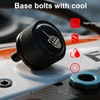 Motorcycle Rear Fender Seat Bolt, Gesture Style 1/4"-20 Thread Knurled