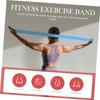 FOMIYES 3pcs Yoga Resistance Bands TPE Elastic Exercise Bands for