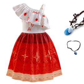 HNXDYY Girl Princess Dress Toddler Cosplay Costume Ruffle Off Shoulder Party Casual Dress up 883-C Picture Size(7Y) 7-8 Years