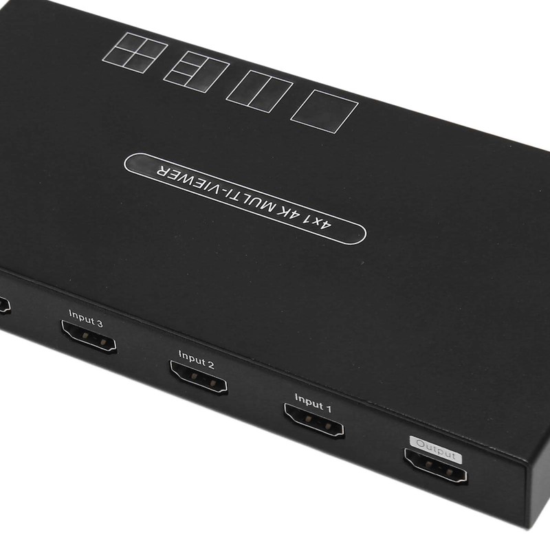 HD Multimedia Interface Multi Viewer Switch 4 Channel 4K HD
