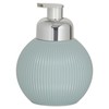 Sealskin Convex Soap Dispenser, Ceramic, Light Blue, 10.7 x 15