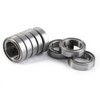 HilBeliFU 10Pcs 10x15x4mm Bearings, Double Shielded 6700ZZ Thin Bearing, Steel