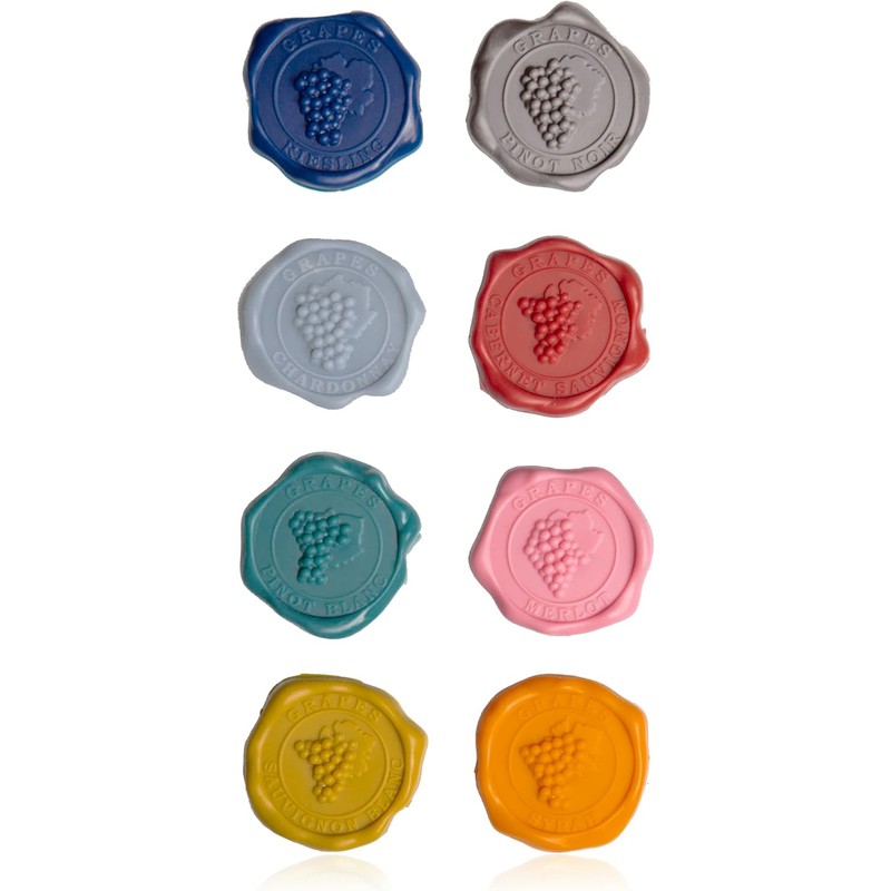 Vacu Vin Classic - Rotuladores para vaso de uva (8