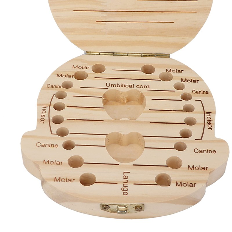 Caja de recuerdo de dientes de leche, caja de dientes