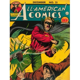 All American Comics Golden Age NEW Metal Sign: Green Lantern Fight Scene