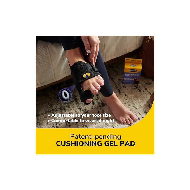 Dr. Scholl's Bunion Relief & Toe Corrector, 1 support set
