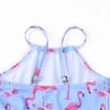 QPANCY Traje de baño de 2 piezas para niñas con