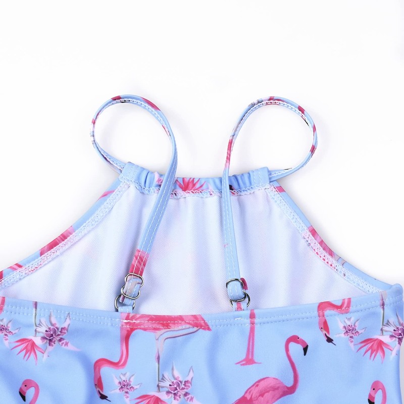 QPANCY Traje de baño de 2 piezas para niñas con