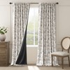 jinchan Pinch Pleated Curtains Blackout Floral Curtains for Bedroom Printed