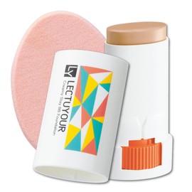 Lecture 74814 Creamy Stay BB Foundation with Thick Large Sponge (Made in Japan) Stick Foundation Cream Foundation Kaori Nagai Coverage Does Not Fall Off Tight Tight Thick Paint No Dirt Hands