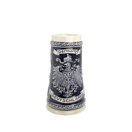 0.7 Liter | OktoberfestHaus Deutschland German Adler (Eagle) Beer Stein Tankard Cobalt Blue Engraved Cities of German Jarra de Cerveza, Jarra Stein, Jarras Para Beber Cerveza
