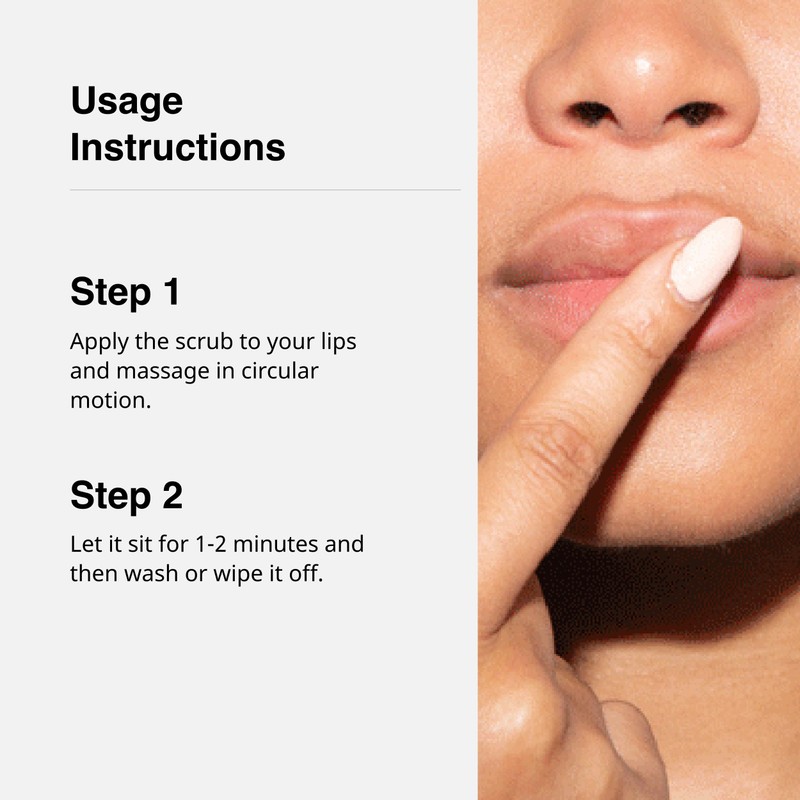 Cureskin Lightening Lip Scrub for Men and Women | Exfoliate