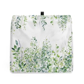 JOAIFO Green Leaf Kitchen Aid Mixer Covers for Stand Mixer 5 qt,Stand Mixer Dust Cover Fits All Tilt Head & Bowl Lift Models with Pockets,Kitchen Aid Mixer Accessories,Washable