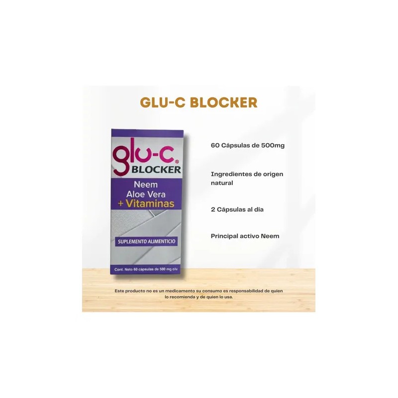 Gluco Blocker Glu Cajitas Naturaleza Verde Sabor