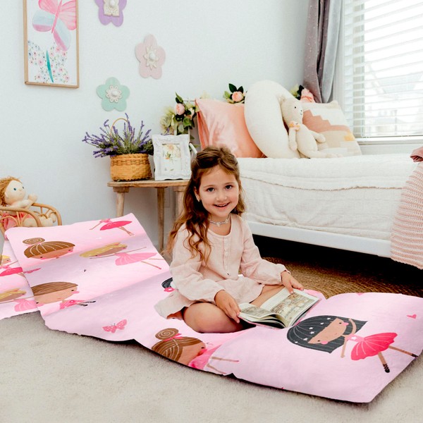 Butterfly Craze Farfalla Craze-Cuscino da Pavimento per Bambini, Utilizzabile Come