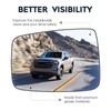 Driver Left Side View Heated Mirror Glass with Backing Plate