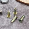 Moicstiy 25Pcs Steel Multi Grip Rivet Nuts Pre Bulbed Shank