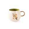 Fringe Studio Floral S Stoneware Mug, 1 Count (Pack of