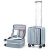 Hanke 16 Inch Underseat Carry On Suitcases with Wheels,Lightweight Hard
