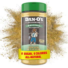 Dan-O's Original Seasoning, 8.9 oz Bottle, All Purpose Seasoning for Chicken, Turkey, Beef, Veggies and More, Sugar Free, Zero Calorie, Use this Spice Blend to Craft a Marinade, Dry Rub or Sauce