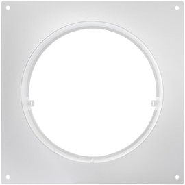 Vent Systems 150mm Ventilation Duct Connector Flange Straight Ventilation Pipe Plastic Duct Connector Plate for Cooling Heating Ventilation System HVAC 15cm