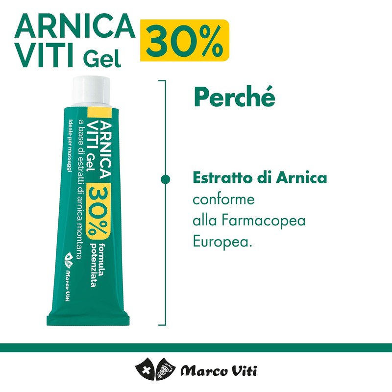 Arnica Viti - Gel Forte, 100 ml, Lenitivo con Arnica