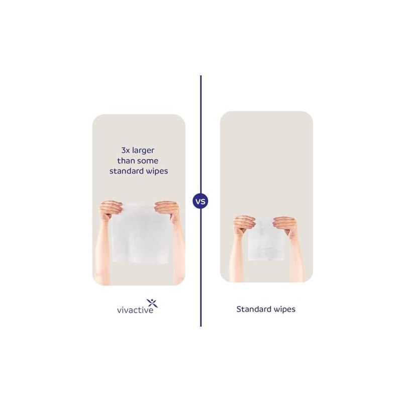 Vivactive XXL Wet Wipes 50 Pack