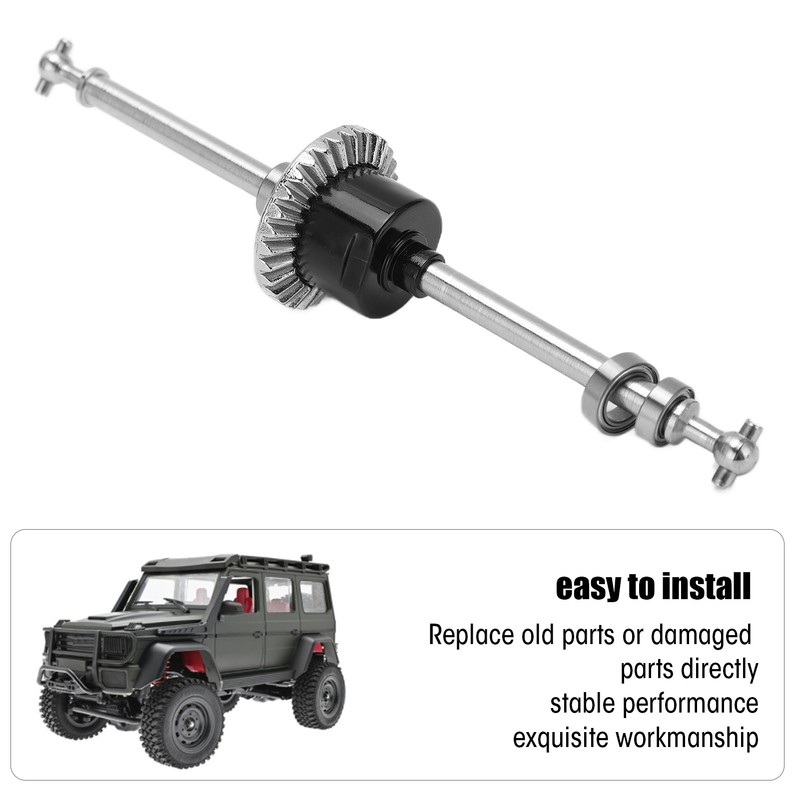 Metal Differential Front Axle Sturdy Durable Climbing Car Metal Differential