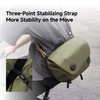 VSGO 6L Casual Crossbody Camera Sling Shoulder Bag - Olive