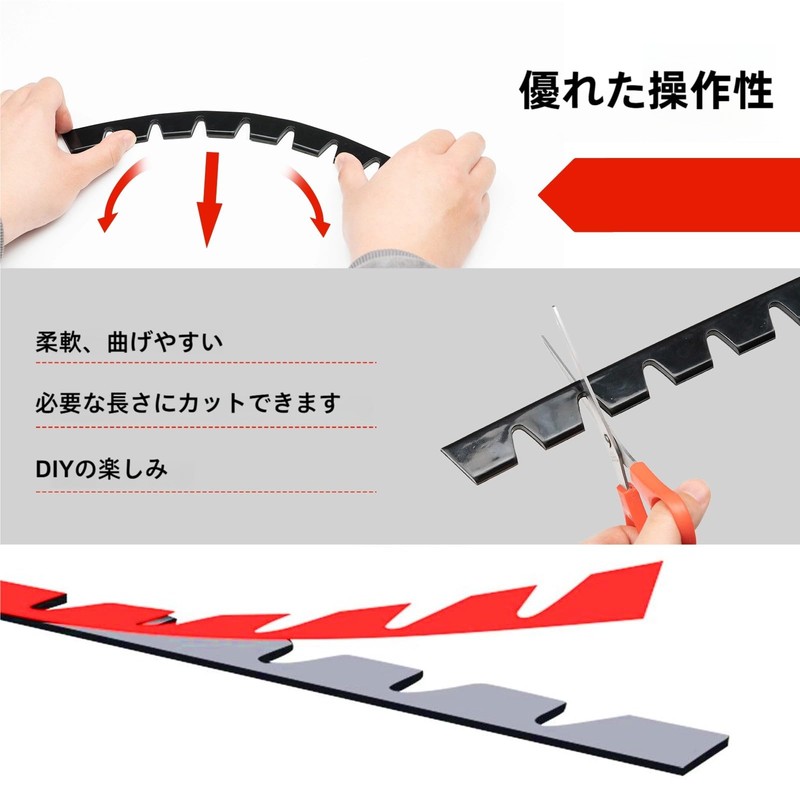 XUKEY Front Bumper Protector, Under Guard, Scratches Under Protector, Bumper