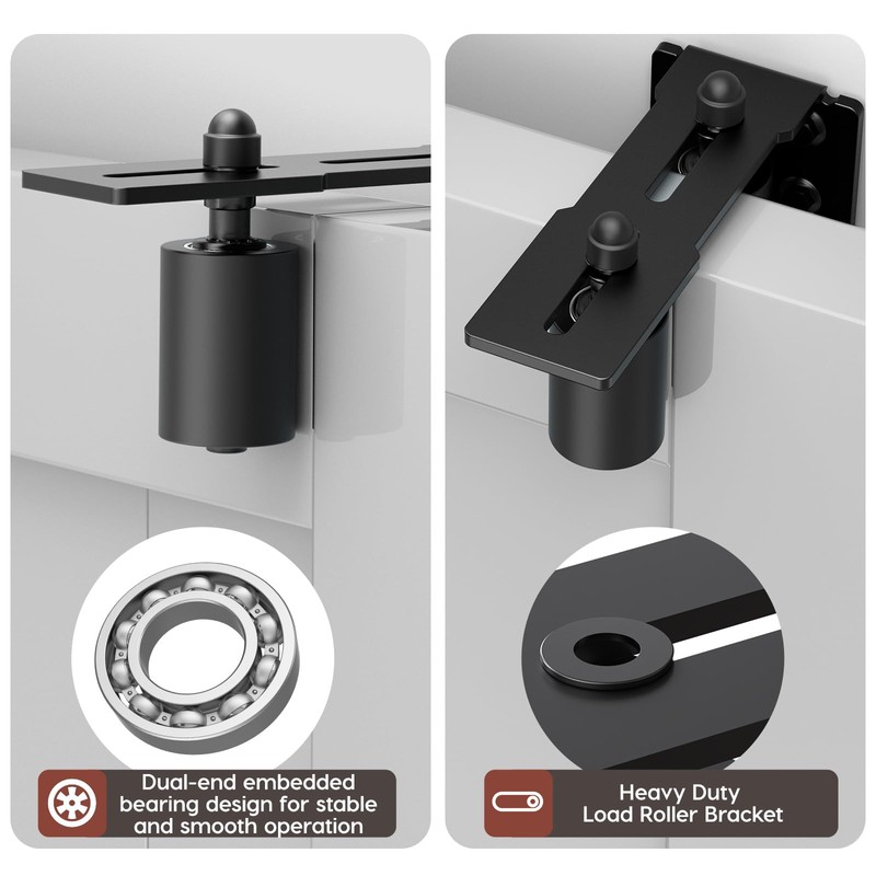 Anobeyi Heavy Duty Slide Gate Roller Guide with L Rear