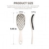 Boar Bristle Hair Brush, Curved Vented Brush for Wet Dry