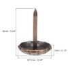 TOP-VIGOR 30Pcs Upholstery Tacks 11 x 16mm, Decorative Furniture Nails