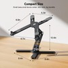 OMOTON 360° Rotating Laptop Stand Riser for Desk, Ergonomic Foldable