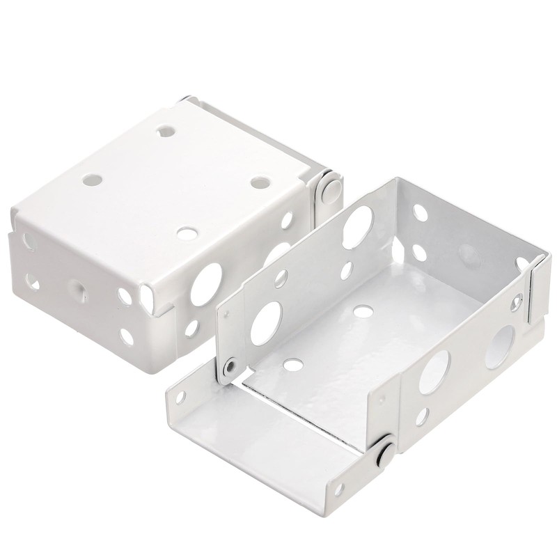 Lawei 12 Pack 2.5 Inch Blind Brackets, Low Profile Box